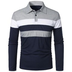 Camisa De Manga Larga Moda Casual Primavera Otoño Camiseta Estampado Para Hombre