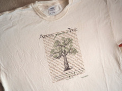 VTG Y2k Gildan Advice Tree Nature Art Outdoor Eco Beige Tee T-Shirt 2XL XXL