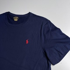 Polo Ralph Lauren Shirt Mens Large Blue Custom Slim Fit Pony Logo Crew Tee