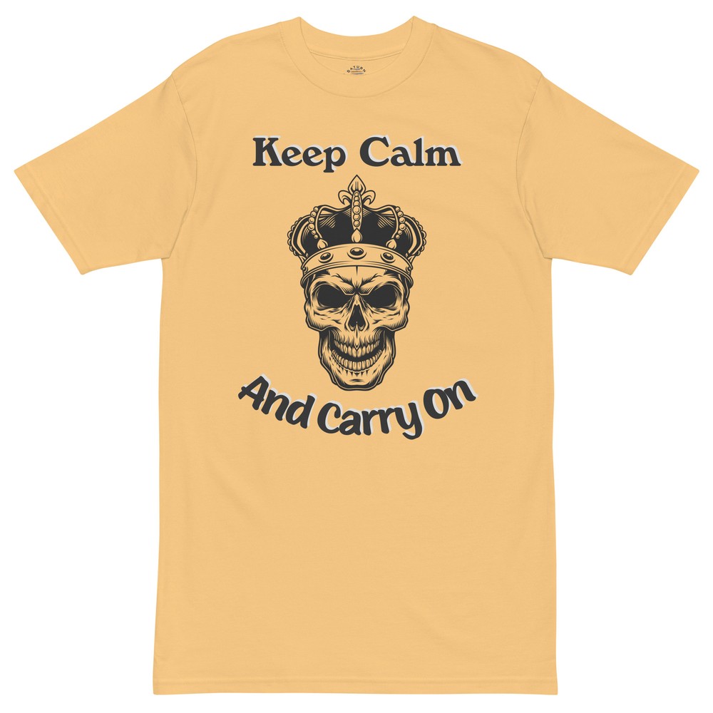 Keep Calm – 100% combed ring-spun cotton premium heavyweight tee
