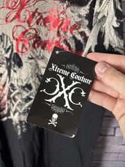 NEW men’s y2k xtreme couture aop skull shirt large affliction style