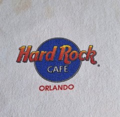 Hard Rock Cafe Orlando White Heavy Tee T Shirt Size L