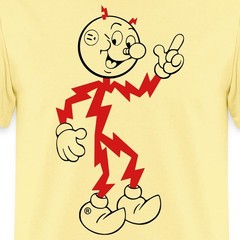 Reddy Kilowatt Electricity Mascot Men’s T-Shirt