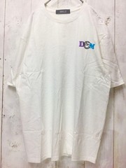 Vintage Colorful Letters Graphic T-Shirt Drop Shoulder