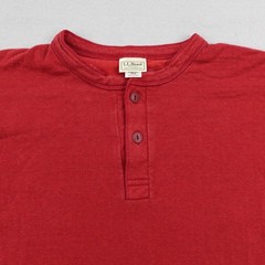 Vintage LL Bean Shirt Mens XL Tall Red River Driver Wool Blend Thermal Henley