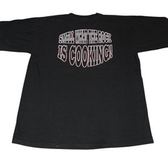 Vintage 1990s WWF Smell What The Rock Is Cooking Wrestling T-Shirt Size XL