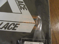 Palace Porter Logo Tee T-Shirt Size Medium Black Yoshida & Co Palace Skateboards
