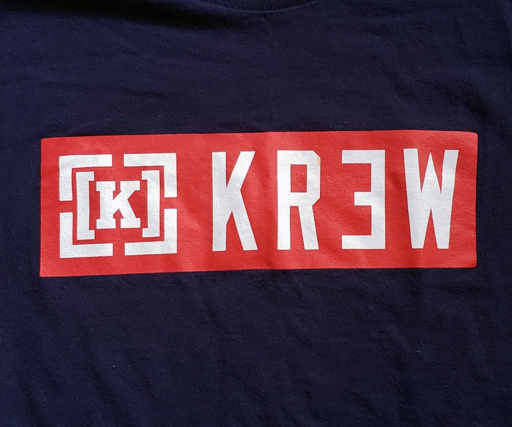 KREW Skateboard Streetwear Shirt – S – Skate Baker Zumiez Hesh Punk Grunge KR3W