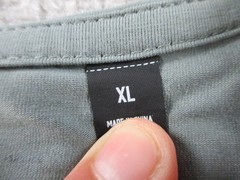 Cuts Clothing Shirt Men XL Gray Curve Hem Crewneck Casual Basic Plain Staple Tee