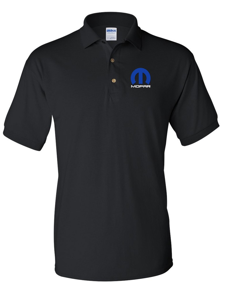 POLO Tee MOPAR T-Shirt *FREE STICKER* Parts Car Embroidery