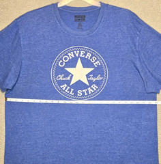 Converse Chuck Taylor All Stars Sneaker Logo T-Shirt – Blue – Men’s Adult 2XL