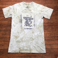 Vintage 90s Fear & Loathing Hunter S Thompson T-Shirt Sz M Green Ralph Steadman