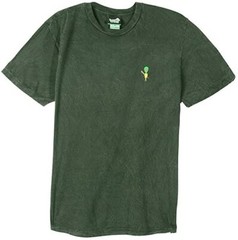 Hustle Trees LRG Mens A1 Butler Alien W/Blunt Marble Wash Green Shirt New S-2XL