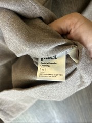 Pact Women’s Airplane Relaxed Blazer Medium Deep Taupe Heather Top MINT