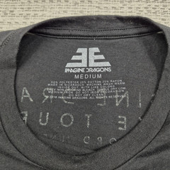 Imagine Dragons Shirt Mens Medium Black Evolve Tour 2018 Graphic Band Tee