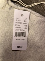 Fear of God Essentials T-Shirt SS22 Light Oatmeal Gray – 100% Authentic (XL)