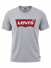 Levi’s Men’s T-Shirt Size XL Gray Cotton Crew Neck Short Sleeve
