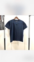 Banana Republic Authentic Tee Men’s Blue Solid Knit Cotton Crew Neck T-Shirt M