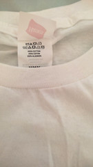 Hanes Unisex Short Sleeve white cotton blank plain T-Shirt for men and women