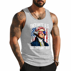 They Hate US Cuz They Ain’t US 4th of July 250 Years America Tank Top