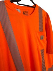Carhartt Force High Visibily Size 3XL Tall Reflective NWT Relaxed Fit Bright Ora