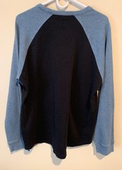 Levi’s Men’s L/S Relaxed Thermal T-Shirt in Blue Size XL MSRP $44.50