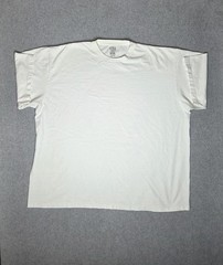 Champs CSG Shirt Mens 5XL White Short Sleeve Crewneck Blank Tee Big & Tall READ