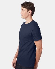 New Hanes Men’s 5590 ComfortSoft 100% Cotton Pocket T-Shirt (Pack of 4)