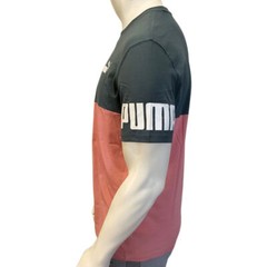 MSRP $42.99 NWT PUMA POWER MEN DARK SLATE ROSETTE CREW NECK SHORT SLEEVE T-SHIRT