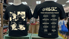 Gorillaz The Mountain Tour 2026 Shirt Europe UK Dates Back T-Shirt P082
