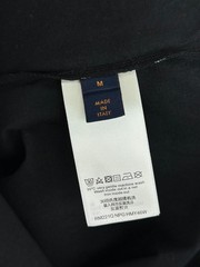 Louis Vuitton LV Monogram Logo Gradient Cotton Crewneck T-Shirt Black Size M