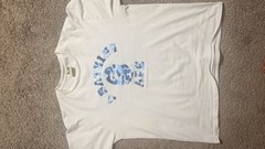 A Bathing Ape BAPE White Ape Head Graphic Cotton Tee Mens L *real not a rep*