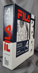 FILA 4 Ribbed Tank Tops L White Soft 100% Cotton Tag-Free Classic Fit SHIPS FREE