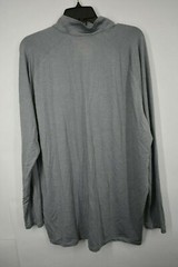 Ahead USA Mens Gray Stand-Up Collar 1/4 Zip Long Sleeve Stretch T Shirt XL