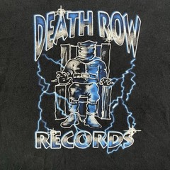 Ripple Junction Death Row Records T Shirt XL Black Hip Hop Snoop Dre 90s Retro