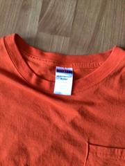 Men’s MOXIE HTF Bright Orange Tshirt LG New