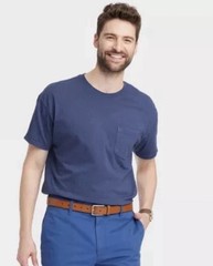 🌻 Mens Goodfellow & Co Crew Neck Short Sleeve T-Shirt Size XL Navy 🆕