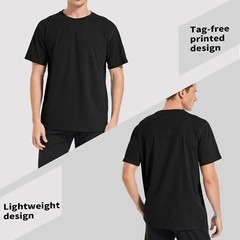 Mens T-shirts Short Sleeve T-shirts Quick Dry Breathable Training Shirt Fitness