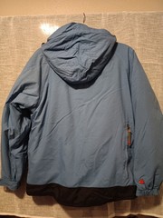 Vintage Kemper Ski Snowboard Jacket Blue Waterproof Nylon Fleece Lined Size 16