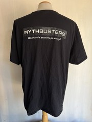 MYTHBUSTERS (2007) “What Could Possibly Go Wrong” Discovery Channel T-Shirt 2XL