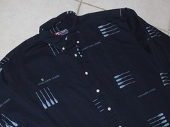 UNIQUE MENS LARGE CHAPS RALPH LAUREN PADDLE NAUTICAL CHEST 48 LTH 31 SLEEVES 33