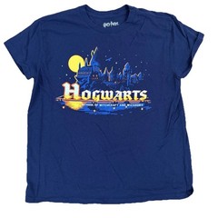 Harry Potter School Of Witchcraft And Wizardry Castle 100% Cotton Shirt Size L