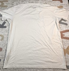 Fjallraven Logo Chalk White Graphic Organic Cotton Blend Outdoor T-Shirt Size XL