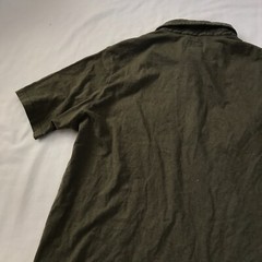Kuhl Shirt Mens S Green Henley Pullover Mock Neck Short Sleeve Outdoor Button