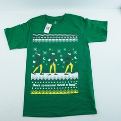 Elf Movie Green T Shirt Tee Green Small Holiday Christmas Hug