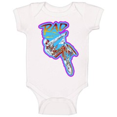 Rad Bmx Retro 80’s Movie Baby One Piece
