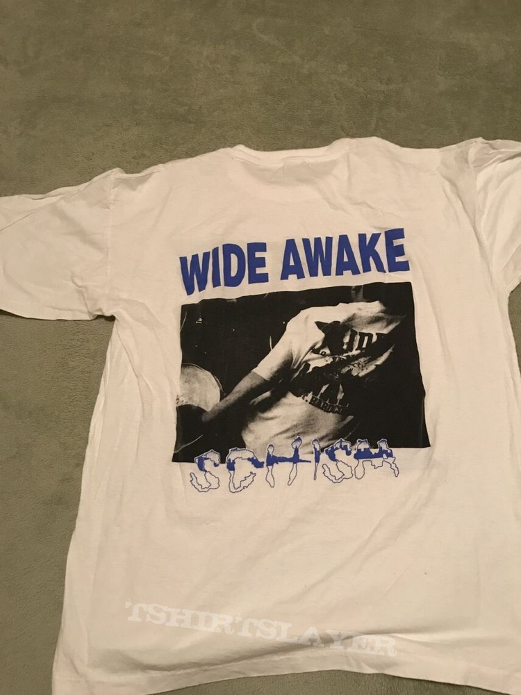 Hot Wide Awake Band White 100% Cotton Shirt Adults PP1653