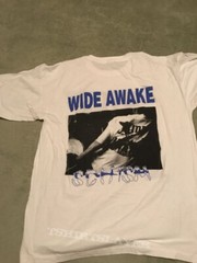 Hot Wide Awake Band White 100% Cotton Shirt Adults PP1653
