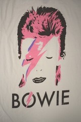 David Bowie Mens Aladdin Sane White T-Shirt New S, M, 2XL