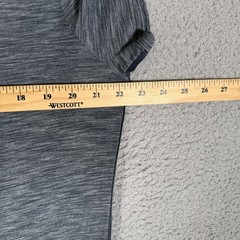 John Varvatos Shirt Mens XL Gray Henley Cotton Acrylic Blend Casual Preppy